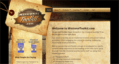Desktop Screenshot of missionaltoolkit.com